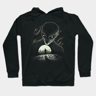 Aliens and Moons Hoodie